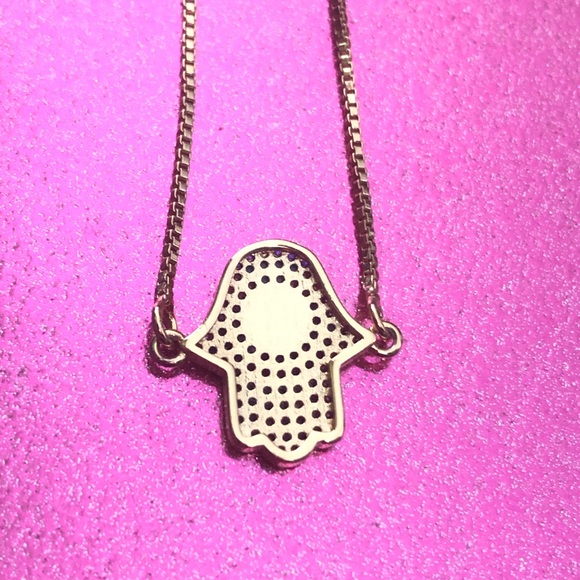 COLORFUL CHAIN HAMSA BRACELET - Picture 5 of 5